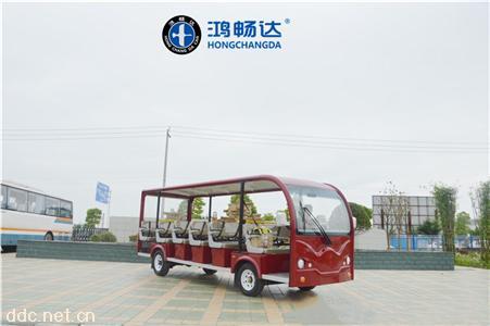  23座电动观光车鸿畅达